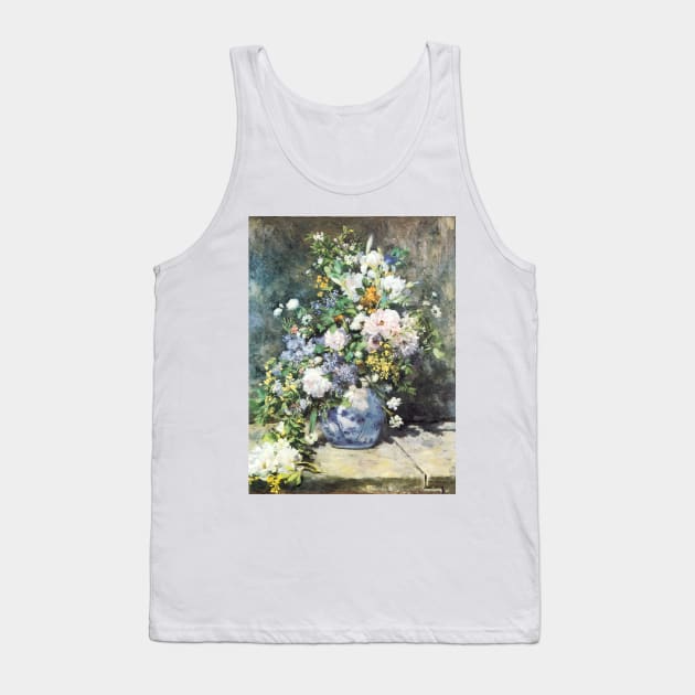 Spring Bouquet by Pierre Renoir Tank Top by MasterpieceCafe